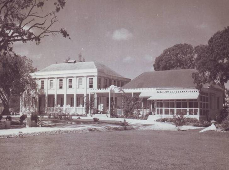 This is a picture of Government House in the 1950s.