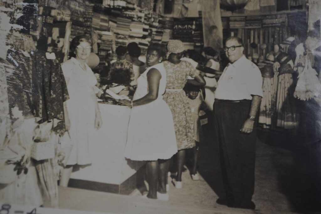This photo shows the interior of Shoul’s Chief Store in the 1950s.