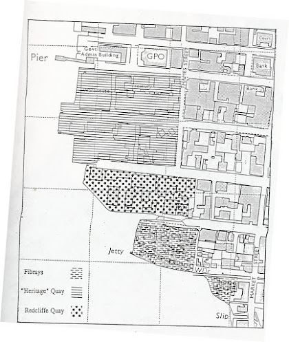 The drawing, taken from The Development of Plans and Policies Toward the Preservation of the Historic Urban Core of St.