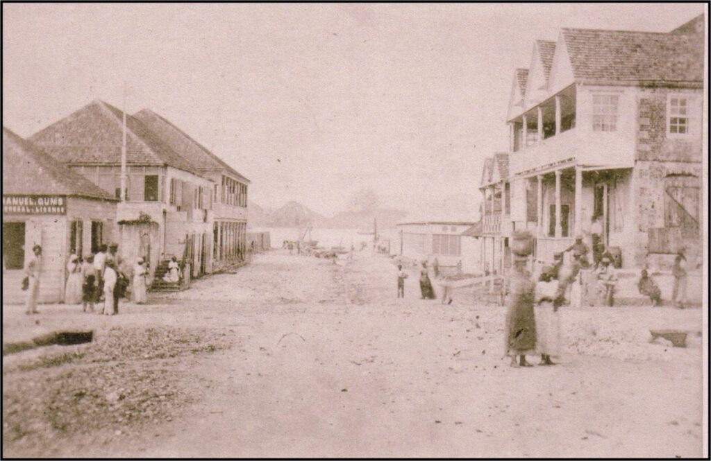 This 1860 photo shows the area before the Westerby Memorial was built.