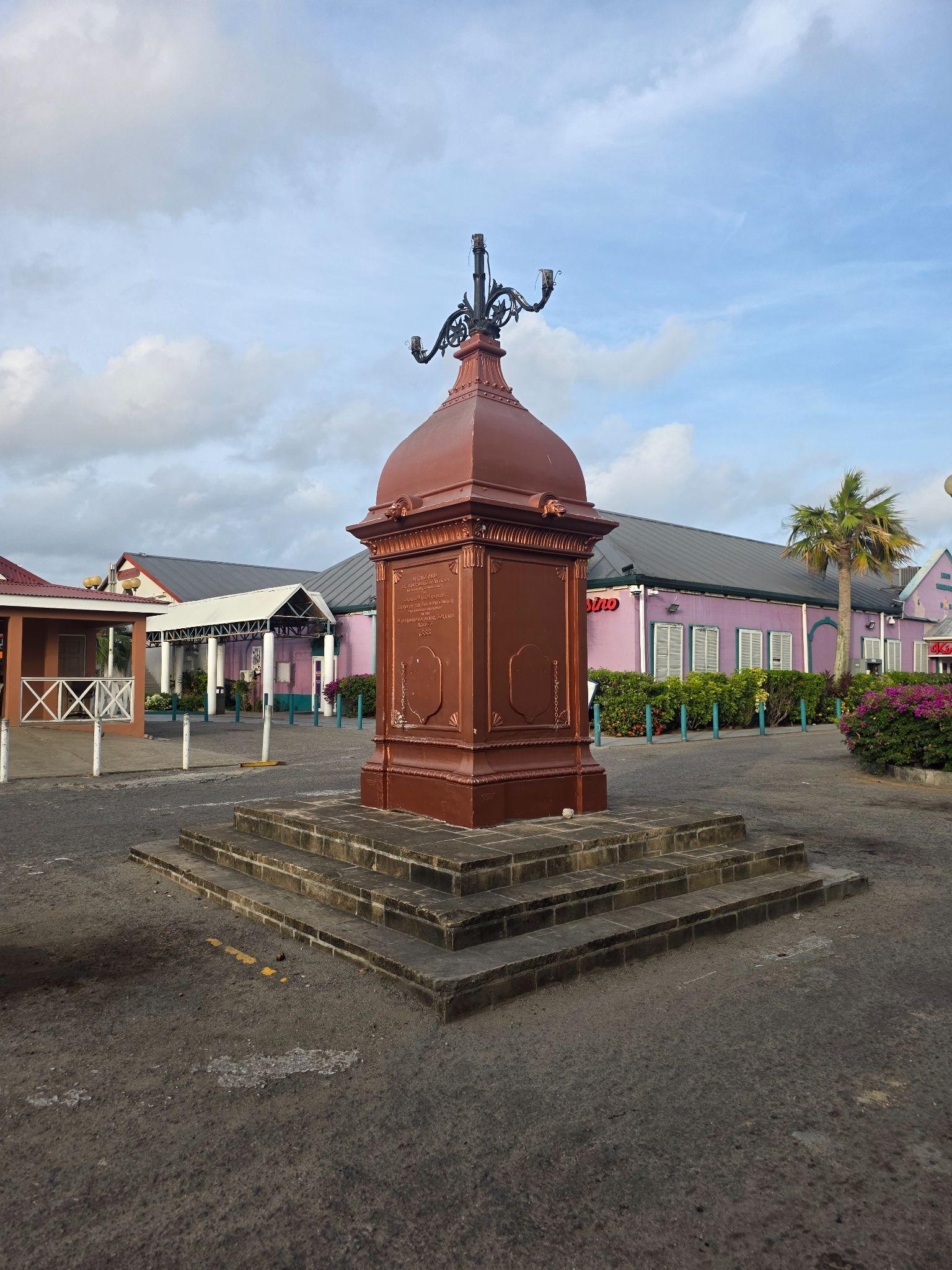 This photo shows the memorial today.