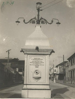 The next photo shows the Westerby Memorial in 1954, after electrification.